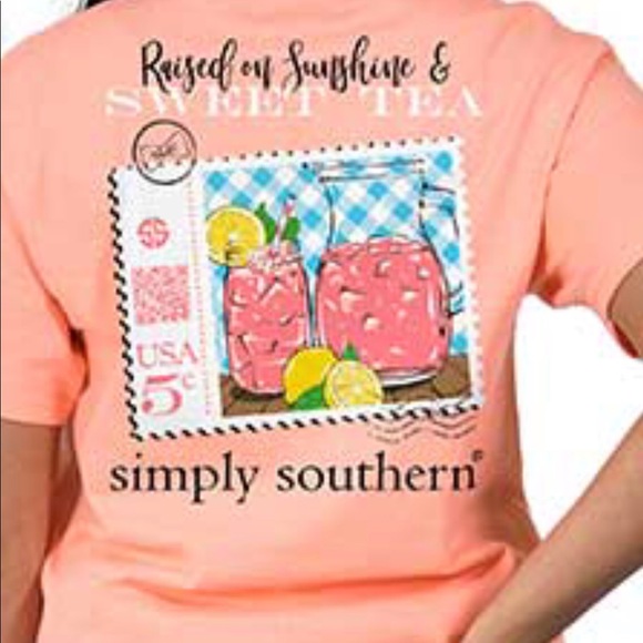 NWT Simply Southern Short Sleeve T Shirt Girls Tie Dye Eat Pineapple MEDIUM M